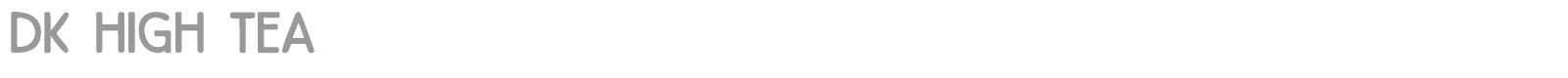 DK High Tea font preview